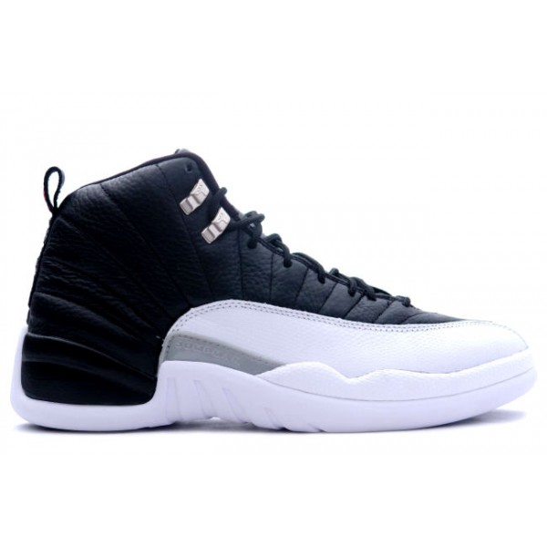 Sale Online Air Jordan 12 Playoffs Black White Varsity Red 130690-001